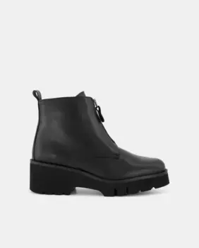 Женские ботильоны на плоской подошве на молнии Latouche, черный