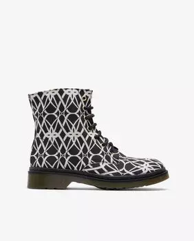 Женские ботильоны на плоской подошве в стиле милитари Cupl, мультиколор