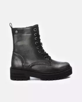 Женские ботильоны на резиновой подошве и шнурках Refresh, серый