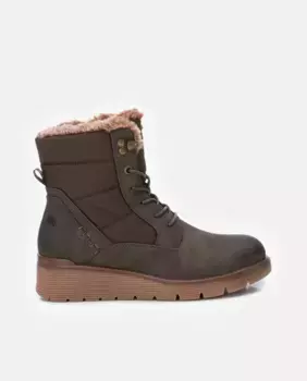 Женские ботильоны на резиновой подошве и боковой молнии Refresh, цвет Kaki