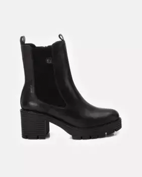 Женские ботильоны на широком каблуке и резинке по бокам Refresh, черный