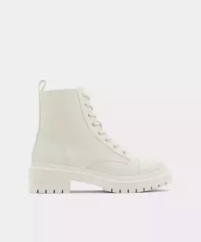 Женские ботильоны на шнуровке с круглым носком Aldo, белый