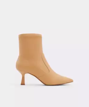 Женские ботильоны на тонком каблуке и остром носке Aldo, бежевый