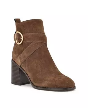 Женские ботильоны Needyou с круглым носком и блочным каблуком Nine West