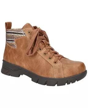 Женские ботильоны Nico со шнуровкой и боковой молнией Easy Street, цвет Taupe