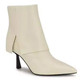 Женские ботильоны Nine West Bazie на шпильке с острым носком, цвет Cream