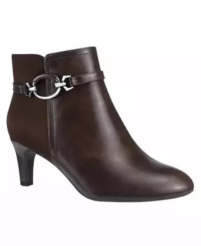 Женские ботильоны Nyssa на каблуке-котенке до щиколотки Impo, коричневый