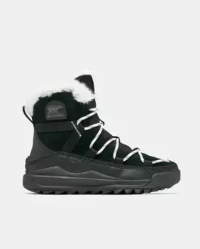 Женские ботильоны Ona Rmx Glacy Wp на подкладке из микрофлиса Sorel, черный