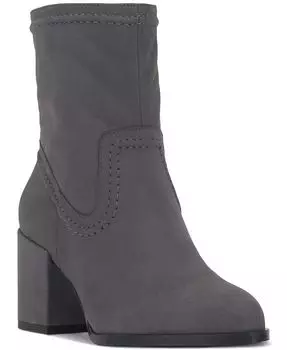 Женские ботильоны под платье с узором Pailey на блочном каблуке Vince Camuto, цвет Onyx Leather