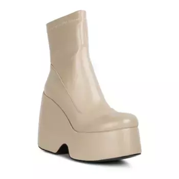 Женские ботильоны Purnell на высокой платформе Rag & Co, бежевый
