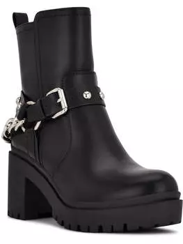 Женские ботильоны Quilip из искусственной кожи с отделкой Nine West, черный