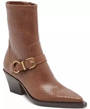 Женские ботильоны Rave с острым носком и пряжками Dolce Vita, бежевый