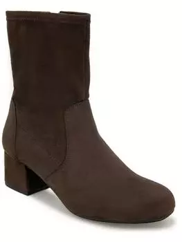 Женские ботильоны Road Stretch из искусственной замши на блочном каблуке Kenneth Cole Reaction, цвет chocolate