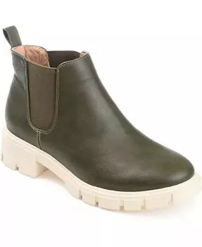 Женские ботильоны Rorke Tru Comfort с выступающей подошвой Journee Collection, зеленый