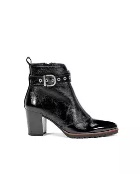 Женские ботильоны с боковой отделкой из лакированной кожи Dorking, черный