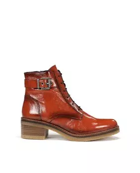 Женские ботильоны с боковой отделкой из лакированной кожи Dorking, красный