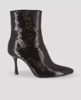 Женские ботильоны с черными пайетками Blogger, черный