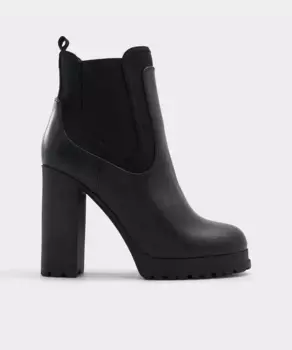 Женские ботильоны с круглым носком Aldo, черный