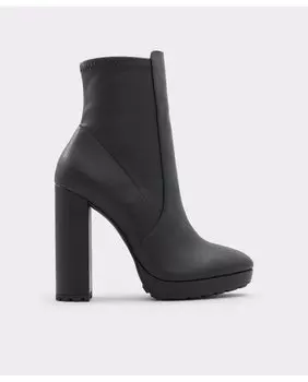 Женские ботильоны с круглым носком на блочном каблуке Aldo, черный