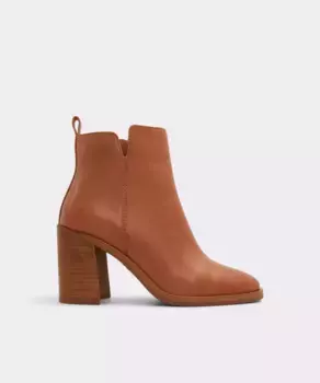 Женские ботильоны с квадратным носком Aldo, коричневый