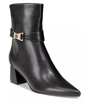 Женские ботильоны Sabrina Signature с острым носком и ремешками, увеличенные размеры 9–14 VAILA SHOES, черный