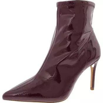 Женские ботильоны Semaja с застежкой-молнией и острым носком Jessica Simpson, цвет berrilicious/ str crinkled patent