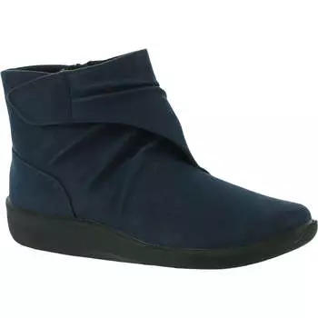 Женские ботильоны Sillian Tana из искусственной кожи Cloudsteppers by Clarks, темно-синий