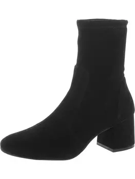 Женские ботильоны Sleek 60 с квадратным носком до щиколотки Stuart Weitzman, черный