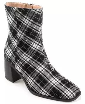 Женские ботильоны Sloann с заостренным носком и квадратным каблуком Journee Collection, мультиколор