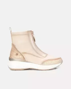 Женские ботильоны спортивного стиля на молнии Xti, бежевый