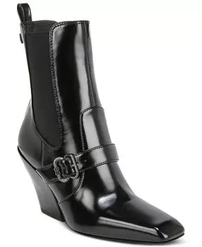 Женские ботильоны Suzette с пряжками в стиле вестерн Sam Edelman, черный