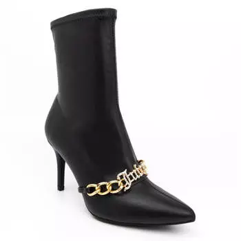 Женские ботильоны Tommi из искусственной кожи с цепочкой Juicy Couture, черный