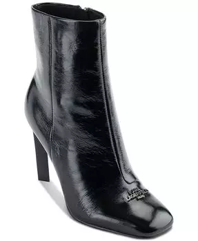 Женские ботильоны Vica с квадратным носком KARL LAGERFELD PARIS, цвет Black