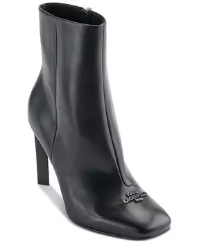 Женские ботильоны Vica с квадратным носком KARL LAGERFELD PARIS, цвет Blk:black