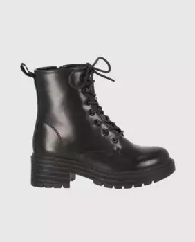 Женские ботильоны в стиле милитари на молнии Chika10, черный