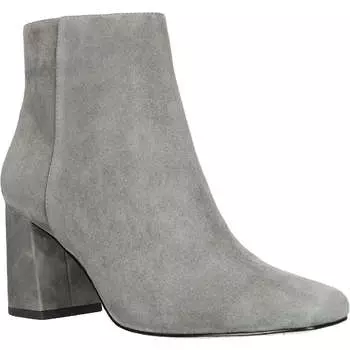 Женские ботильоны Wilma на блочном каблуке Bella Vita, цвет grey kid suede leather
