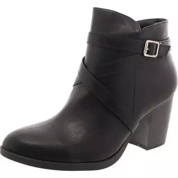 Женские ботильоны Zetaa из искусственной кожи с пряжкой Style & Co., черный