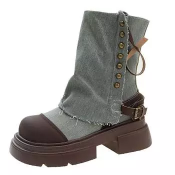 Женские ботинки ABCYLM Martin, Синий