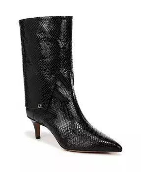 Женские ботинки Alberta на среднем каблуке-каблуке Franco Sarto, черный