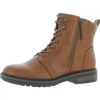 Женские ботинки Amysue из искусственной кожи на каблуках в стиле армейской обуви и со шнуровкой Baretraps, цвет cognac