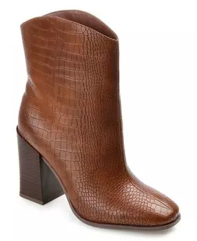 Женские ботинки Brekinn Western Bootie Journee Collection, коричневый
