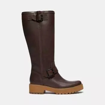Женские ботинки Carnaby Cool Tall Zip Timberland, цвет dark brown full-grain