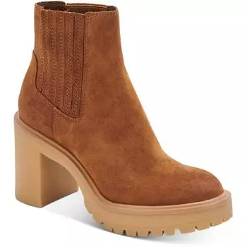 Женские ботинки челси Caster H2O с рифленой подошвой Dolce Vita, цвет camel suede h2o