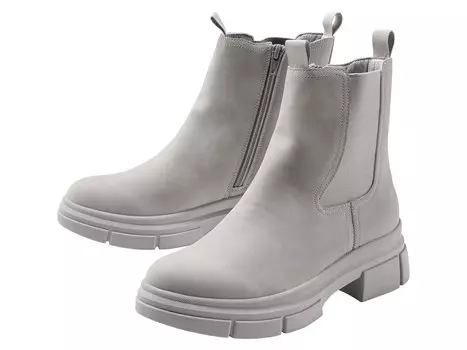 Женские ботинки челси esmara с эластичными вставками по бокам, бежевый