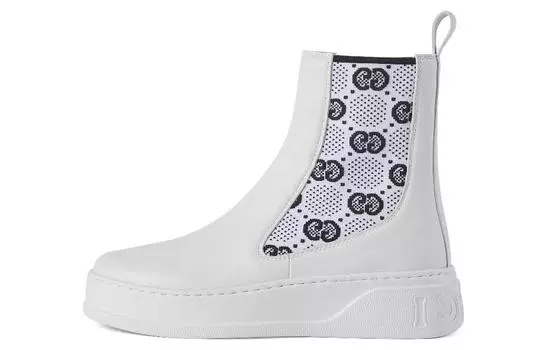 Ботинки-челси женские Gucci Supreme, белый