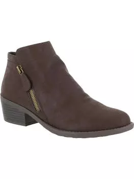 Женские ботинки челси Gusto с 2 боковыми молниями и блочным каблуком Easy Street, цвет brown matte