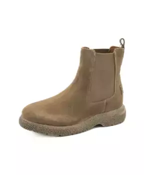 Женские ботинки челси из серо коричневой замши Gioseppo, коричневый