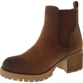 Женские ботинки челси Jonna из искусственной кожи на блочном каблуке Mia, цвет cognac