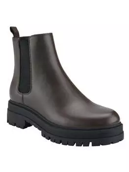 Женские ботинки челси Pietro из искусственной кожи без застежек Marc Fisher, темно-коричневый