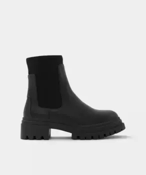 Женские ботинки челси с круглым носком Aldo, черный